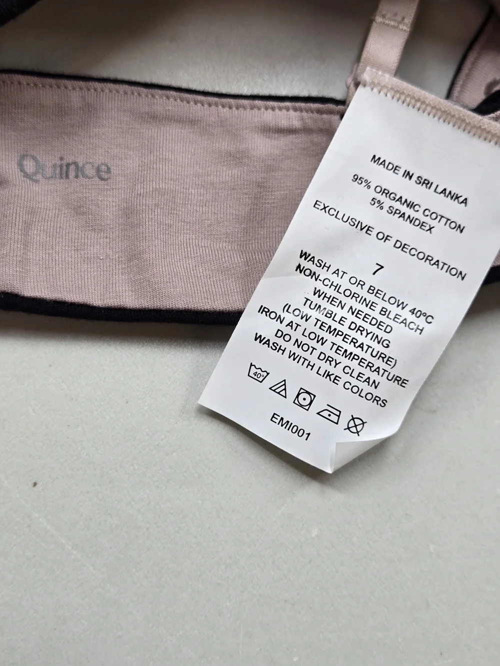 Quince includes bras